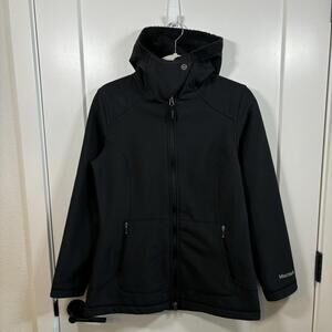 MARMOT Tranquility Softshell Winter Jacket Warm Black Lined Women's Size SP EUC